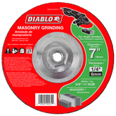 Diablo DBD070250B01C 7" Type 27 Masonry Grinding Disc