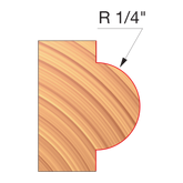 Freud UP122-IC 3-9/16" x 31/32" x 1-1/4" Concave Radius Cutters