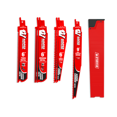 Diablo DS006SCA AMPED™ Demo Demon™ & Steel Demon™ Carbide Teeth Reciprocating Blade Set (6-pc)