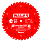 Diablo D1040A 10" x 40-Teeth General Purpose Saw Blade for Wood