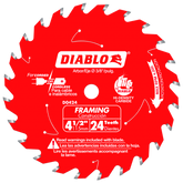 Diablo D0424X 4-1/2" x 24-Teeth Framing Saw Blade for Wood