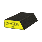 Diablo DFBLANGFIN01G 5" x 3" x 1" 100-Grit Corner Contact Sanding Sponge