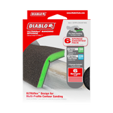 Diablo DFPFLEXUMF06G ULTRAflex™ Ultra Fine & Micro Fine Assorted Pack Sanding Sponge (6-Piece)