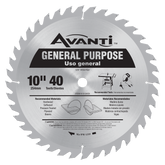 Avanti A1040X Avanti 10" X 40t General Purpose