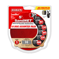 Diablo DND050ASTH10I 5" SandNET™ Disc Assorted Pack (10-Piece)