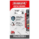 Diablo DMD716JB 7/16" Metal Demon™ Drill Bits for Mild, Hardened and Stainless Steels (2-Pack)