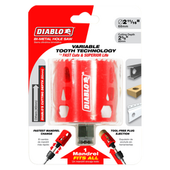 Diablo DHS2687 2-11/16" Bi-Metal Hole Saw