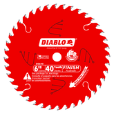 Diablo D0640X 6" x 40 Tooth Finish Saw Blade for Port-Cable Saw Boss