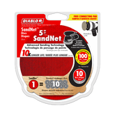 Diablo DND050100H10I 5" 100-Grit SandNET™ Reusable Sanding Discs with Connection Pad (10-Pack)