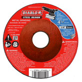 Diablo DBDS45250701F 4-1/2" Type 27 Steel Demon™ Metal Grinding Disc