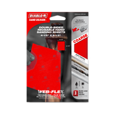 Diablo DWS045CORF03G Diablo Sand Demon™ 4-1/2" x 5-1/2" Coarse Grit Double-Sided Reusable Hand Sanding Sheet (3-Pieces)