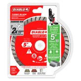 Diablo DMADT0500 5" Diamond Turbo Masonry Cut-Off Disc