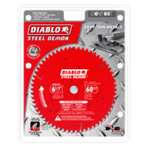 Diablo D0660F 6-1/2" x 60-Teeth Steel Demon™ Saw Blade for Thin Metal