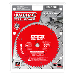 Diablo D0660F 6-1/2" x 60-Teeth Steel Demon™ Saw Blade for Thin Metal