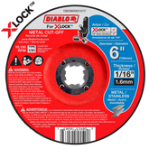 Diablo DBX060063101F 6" Type 1/41 Metal Cut-Off Disc for X-Lock and All Grinders