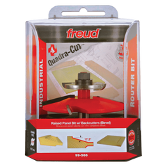 Freud 99-566 3-1/2" (Dia.) Raised Panel Bit w/Backcutters (Quadra-Cut)