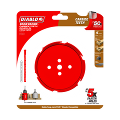 Diablo DHS4000CTR Diablo 4" Demo Demon® Carbide Teeth Rough-In Hole Saw