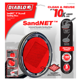 Diablo DND090100H05G 9" 100-Grit SandNET™ Sanding Discs for Drywall (5-Pack)