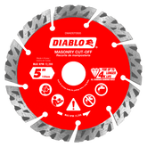 Diablo DMADST0500 5" Diamond Segmented Turbo Masonry Cut-Off Blade