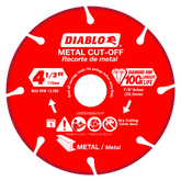 Diablo DDD045DIA101F 4-1/2" Diamond Metal Cut-Off Disc