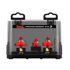 Freud 89-102 5 Piece Round Over/Beading Bit Set (1/4" Shank)