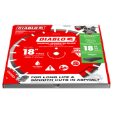 Diablo DMADA1800 18" Diamond Segmented Blade for Asphalt