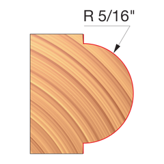 Freud UP123-IC 3-9/16" x 1-1/8" x 1-1/4" Concave Radius Cutters