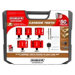 Diablo DHS08SCTR Diablo Demo Demon® Carbide Teeth Rough-In Hole Saw Set (8-Piece)