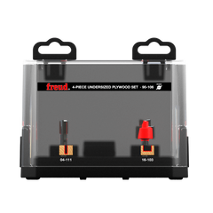 Freud 90-106 4 Piece Undersized Plywood Bit Set (1/4" Shank)