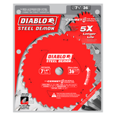 Diablo D0736CFM 7" x 36-Teeth Steel Demon™ Cermet II Saw Blade for Thick Metal