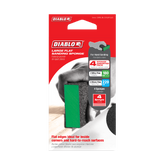 Diablo DFBLBLOSMF04G 5" x 3" x 1" Assorted Large Flat Edge Sanding Sponges (4-Piece)