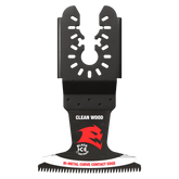 Diablo DOU250JBW 2-1/2" Demo Demon™ Universal Fit Bi-Metal Oscillating Blade for Clean Wood