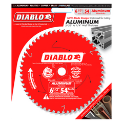 Diablo D0654N 6-1/2" x 54-Teeth Saw Blade for Medium Aluminum