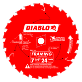 Diablo D0724X 7-1/4" x 24 Tooth Framing Saw Blade
