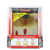 Freud 87-408 3-PieceCNC Lettering & Sign Making Set