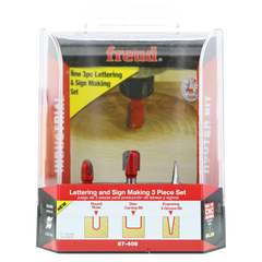 Freud 87-408 3-PieceCNC Lettering & Sign Making Set