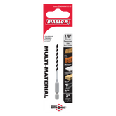 Diablo DMAMM1010 1/8" x 2" x 3" Multi-Material Carbide-Tipped Hammer Drill Bit