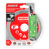 Diablo DMADC0500 5" Diamond Continuous Rim Masonry Cut-Off Disc
