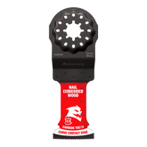 Diablo DOS125CW10 Diablo 1-1/4" AMPED™ Demo Demon™ Starlock Carbide Teeth Oscillating Blades for Nail-Embedded Wood (10-Pack)