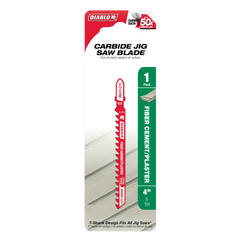 Diablo DJT141HM 4" 6TPI Carbide Jig Saw Blade for Fiber Cement & Plaster
