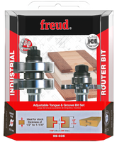 Freud 99-036 1-3/4" (Dia.) Adjustable Tongue & Groove Bit Set