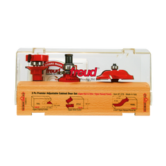 Freud 97-276 3 Piece Premier Adjustable Cabinet Bit Set