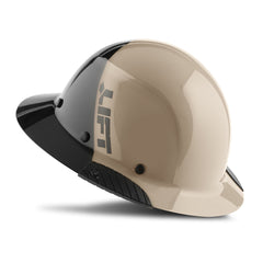LIFT Safety HDF50-25TN DAX Fifty 50 Full Brim Hard Hat - Ratchet Suspension - Dust Black