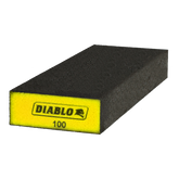Diablo DFBBLOCBFN01G 8" x 3" x 1" 100-Grit Extended Flat Edge Sanding Sponge