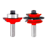 Freud 99-280 2-3/8" (Dia.) Recoverable Bead Glass Door Bit Sets