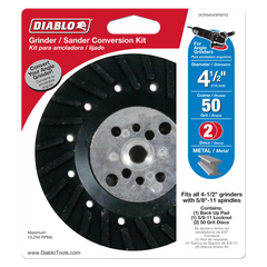 Diablo DCP045VGPS01G 4-1/2" Grinder to Sander Conversion Kit