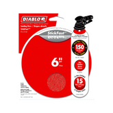 Diablo DCD060150P15G 6" 150 Grit (Very Fine) ROS StickFast™ Discs (15-Pack)