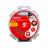 Diablo DCD050080P50G 5" 80-Grit StickFast™ ROS Sanding Discs (50-Pack)