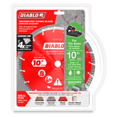 Diablo DMADST1000 10" Diamond Segmented Turbo Masonry Cut-Off Blade