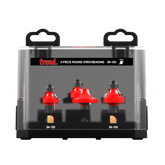 Freud 89-150 3 Piece Round Over/Beading Bit Sets (1/2" Shank)